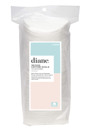 Diane 100 Pack Cotton Ovals DEE068