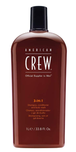 American Crew 3 in 1 Shampoo, Conditioner And Body Wash For Men