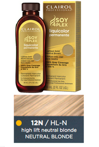 Clairol Professional Soy 4Plex Liquicolor Permanent 12N/HL-N High Lift Neutral Blonde
