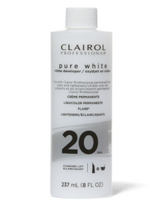 Clairol Pure White 20 Volume Creme Developer 8oz