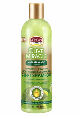 African pride Olive Miracle 2 in 1 Shampoo