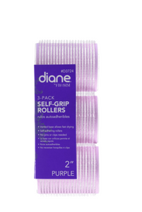 Diane 3 Pack Self Grip Rollers 2"purple