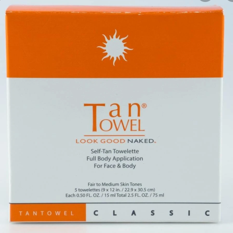 Tan Towel Self-Tan Towelettes - Fair to Medium Skin Tones