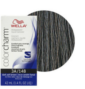 Wella Colorcharm Permanent Liquid Hair Color 3A/148 Dark Ash Brown