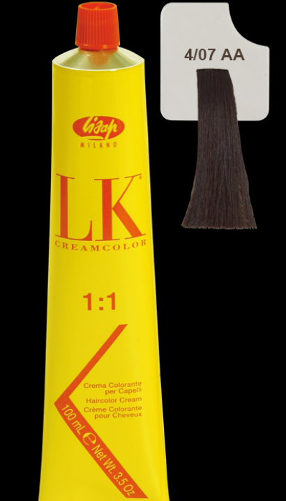 LK Cream Color 4/07 AA Tropical Brown