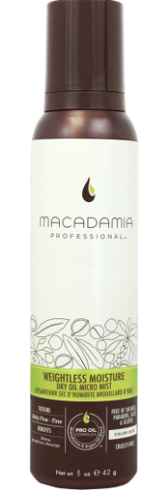Macadamia Professional Weightless Moisture Dry Oil Micro Mist