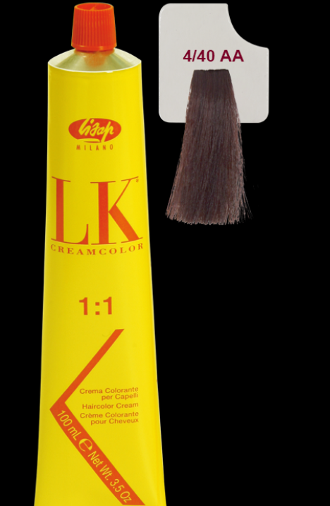 LK Cream Color 4/40 AA Medium Mahogany Natural Brown