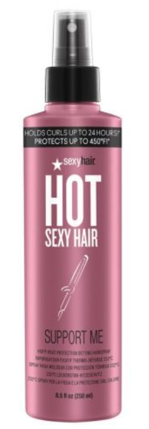 Hot Sexy Hair Support Me Heat Protection Setting Hairspray
