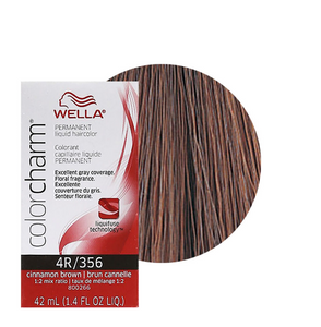 Wella Colorcharm Permanent Liquid Hair Color 4R/356 Cinnamon Brown