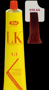 LK Cream Color 5/58 AA Light Red Violet Brown