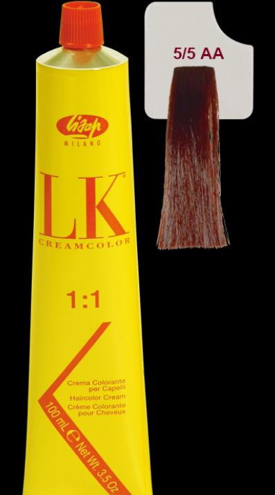 LK Cream  Color 5/5 AA Light Red Brown