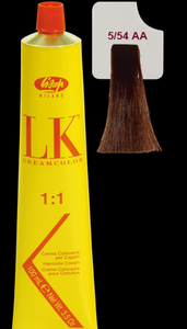 LK Cream  Color 5/54 AA Light Red Mahogany Brown