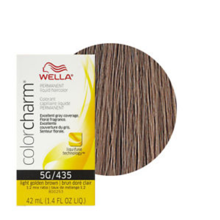 Wella Colorcharm Permanent Liquid Hair Color 5G/435 Light Golden Brown –  Classic Beauty & Cosmetics