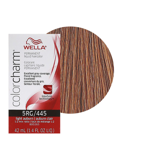 Wella Colorcharm Permanent Liquid Hair Color 5RG/445 Light Auburn – Classic  Beauty & Cosmetics