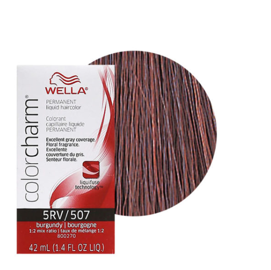 Wella Colorcharm Permanent Liquid Hair Color 5RV/507 Burgundy