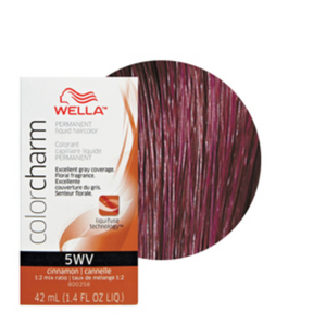 Wella Colorcharm Permanent Liquid Hair Color 5WV Cinnamon