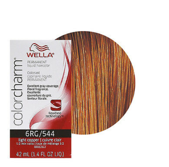Wella Colorcharm Permanent Liquid Hair Color 6RG/544 Light Copper