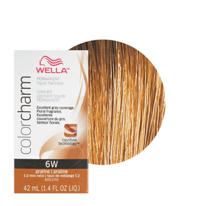 Wella Colorcharm Permanent Liquid Hair Color 6W Praline