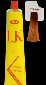 LK Cream Color 7/6 AA Medium Copper Blonde