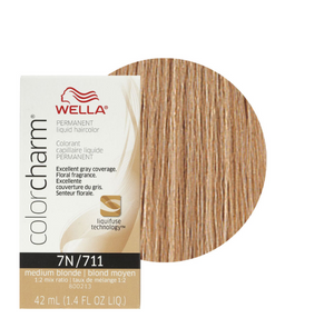Wella Colorcharm Permanent Liquid Hair Color 7N/711 Medium Blonde