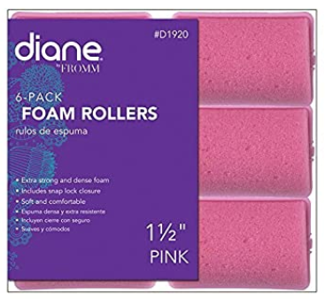 Diane 6-Pack Foam Rollers 1 1/2