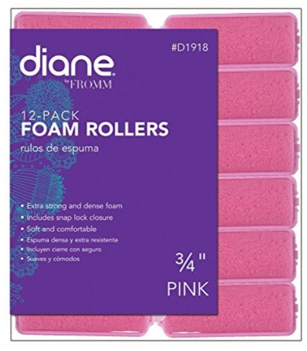 Diane 12-Pack Foam Rollers 3/4