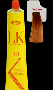 LK Cream Color 7/60 AA Medium Copper Natural Blonde