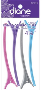 Diane 4 Pack Combo Control Clips 4 3/4”