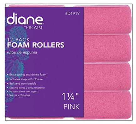 Diane 8-Pack Foam Rollers 1 1/4