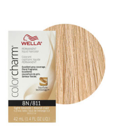 Wella Colorcharm Permanent Liquid Hair Color 8N/811 Light Blonde