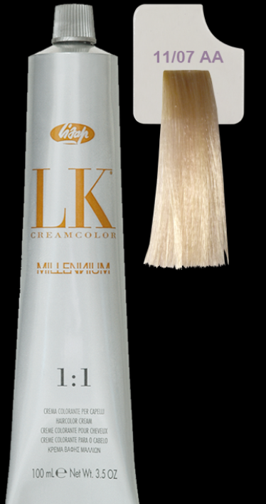 LK Cream Color 11/07 AA Extra Lightened Beige Blonde