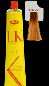 LK Cream Color 8/63 AA Light Copper Golden Blonde