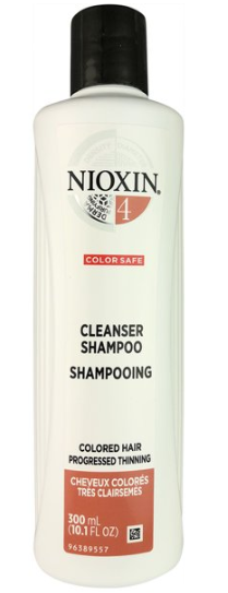 Nioxin 4 Color Safe Scalp Therapy Shampoo Progressed Thinning