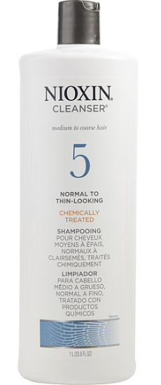 Nioxin Cleanser Medium to Coarse Hair 5 Chemically Treated Shampoo