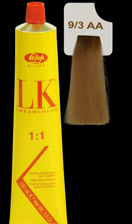 LK Cream Color 9/3 AA Lightened Golden Blonde
