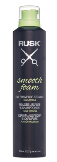 Rusk Smooth Foam Five Shampoos Straight Medium Hold
