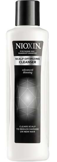 Nioxin Pyrithione Zinc Dandruff Shampoo Scalp Optimizing Cleanser Advanced Thinning