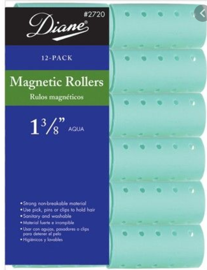 Diane 12-Pack Magnetic Rollers 1 3/8”