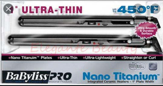 Babyliss Pro Nano Titanium Ultra Thin Flat Iron 1