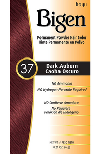Bigen Permanent Powder Hair Color 37 Dark Auburn