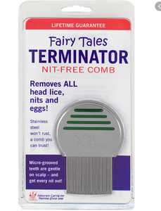 FairyTale Terminator Nit-Free Comb Remove All Lice & Nits