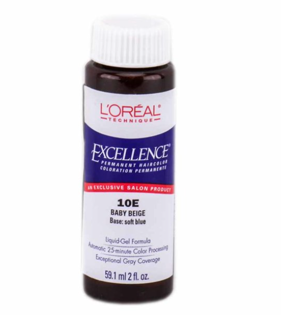 Loreal Excellence Permanent Liquid-Gel Haircolor 10E Baby Beige