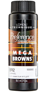 L’Oreal Preference Permanent Liquid-Creme Haircolor MBR2 Caramel