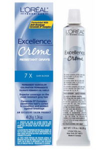 Loreal Excellence Creme Resistant Grays Permanent Hair Color 7X Dark Blonde