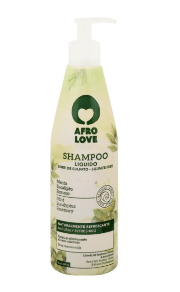 AfroLove  Mint/Eucalyptus/rosemary Shampoo