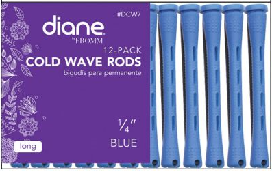 Diane 12 pack Cold Wave Rods 1/4”