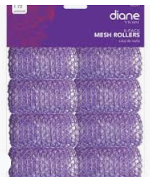 Diane 8-Pack Mesh Rollers 1 1/2” Purple