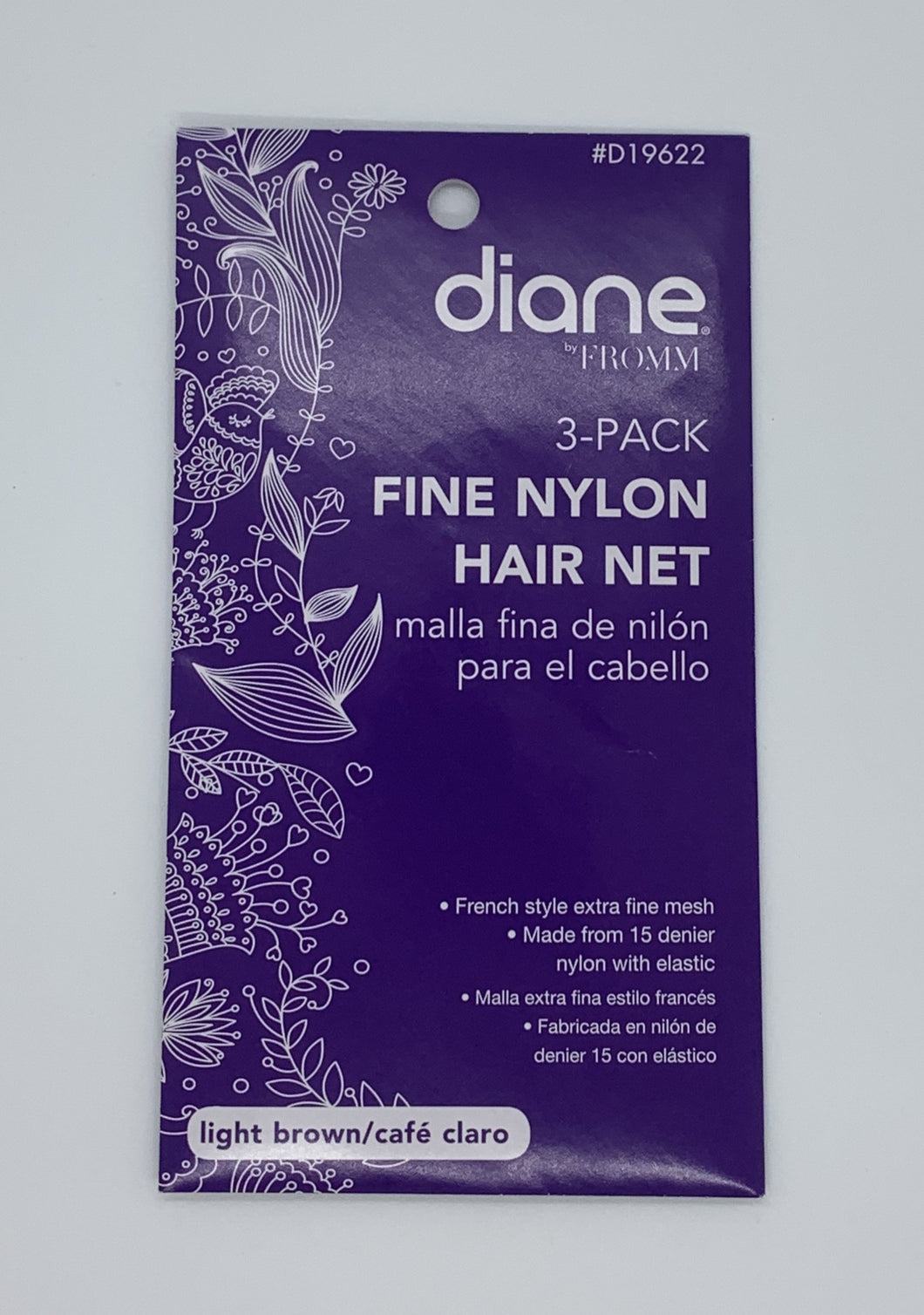 Diane 3-Pack Fine Nylon Hair Net