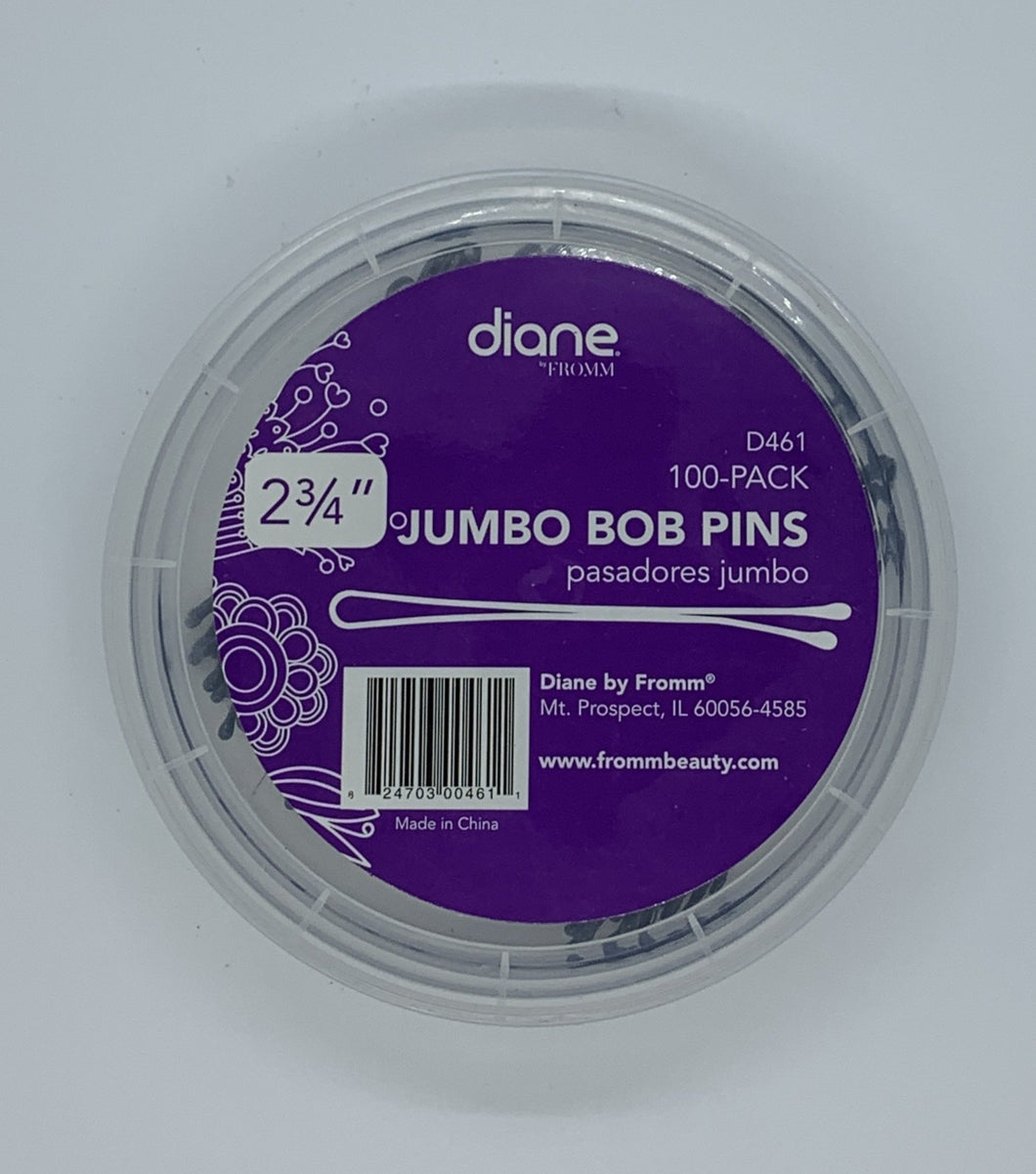 Diane 100 Pack Hair Jumbo Bob Pins 2 3/4” Black