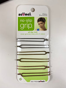 Scunci No Slip Grip 6 Piece Clips